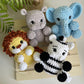 African Animals 4-in-1 Crochet Pattern Bundle