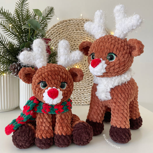 Reindeers 2-in-1 Crochet Pattern