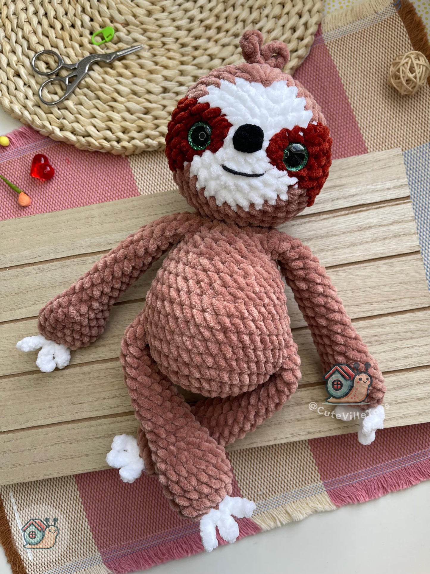 Happy Sloth Crochet Pattern