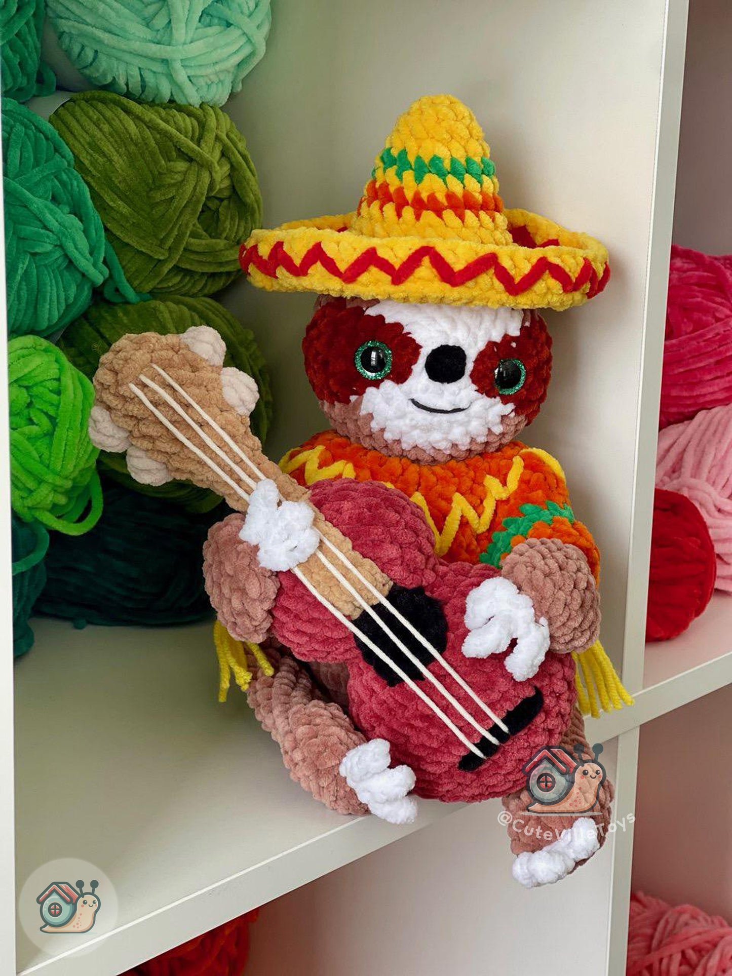 Happy Sloth Crochet Pattern