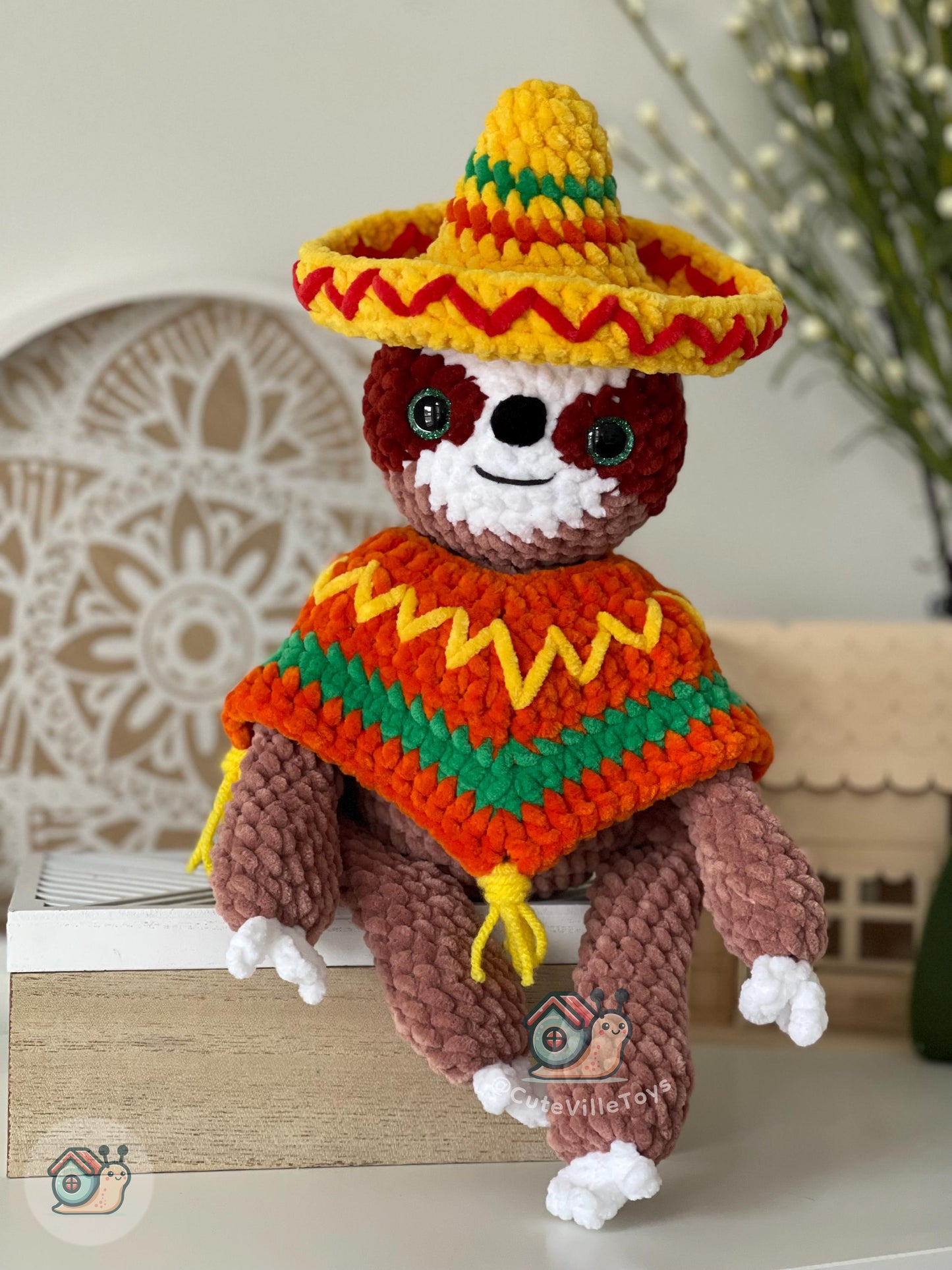Happy Sloth Crochet Pattern