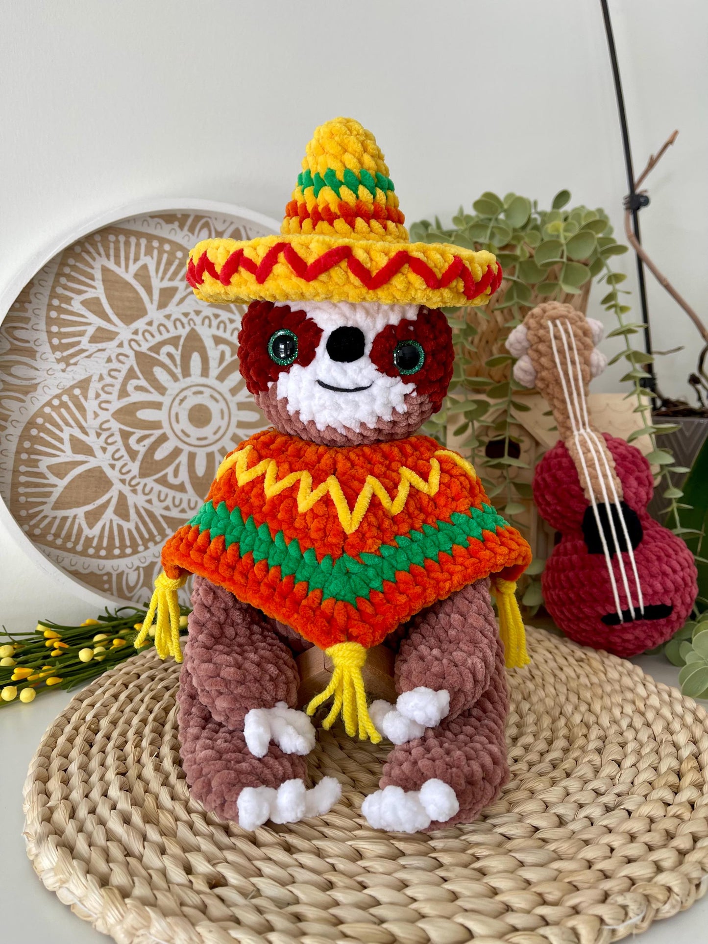 Happy Sloth Crochet Pattern