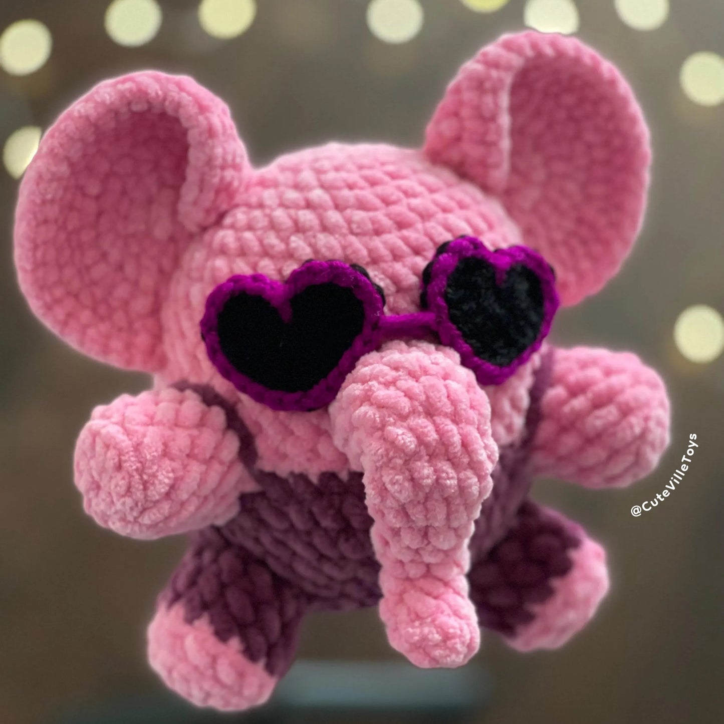 Romantic Elephant Crochet Pattern