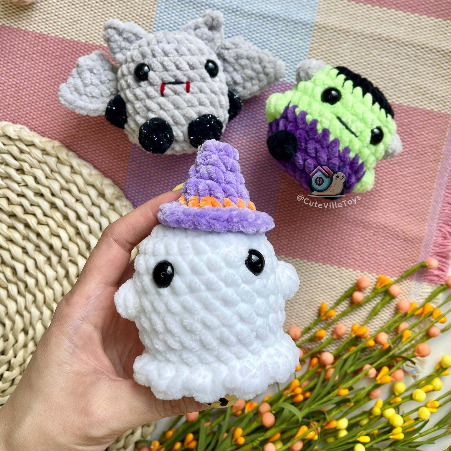 Tiny Halloween Friends Crochet Pattern
