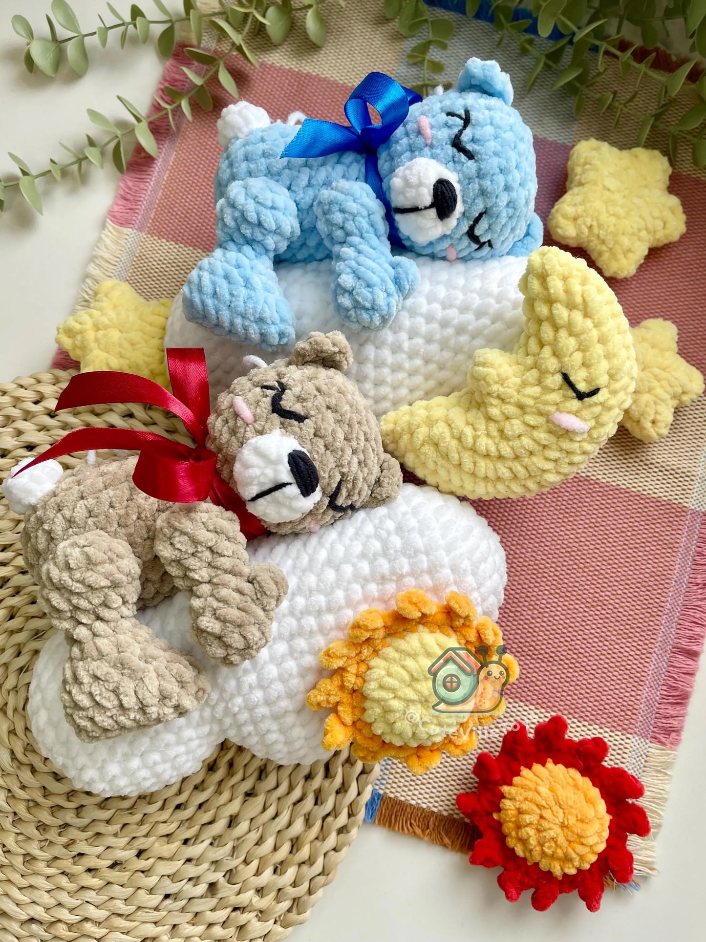 Sleepy Bear Crochet Pattern