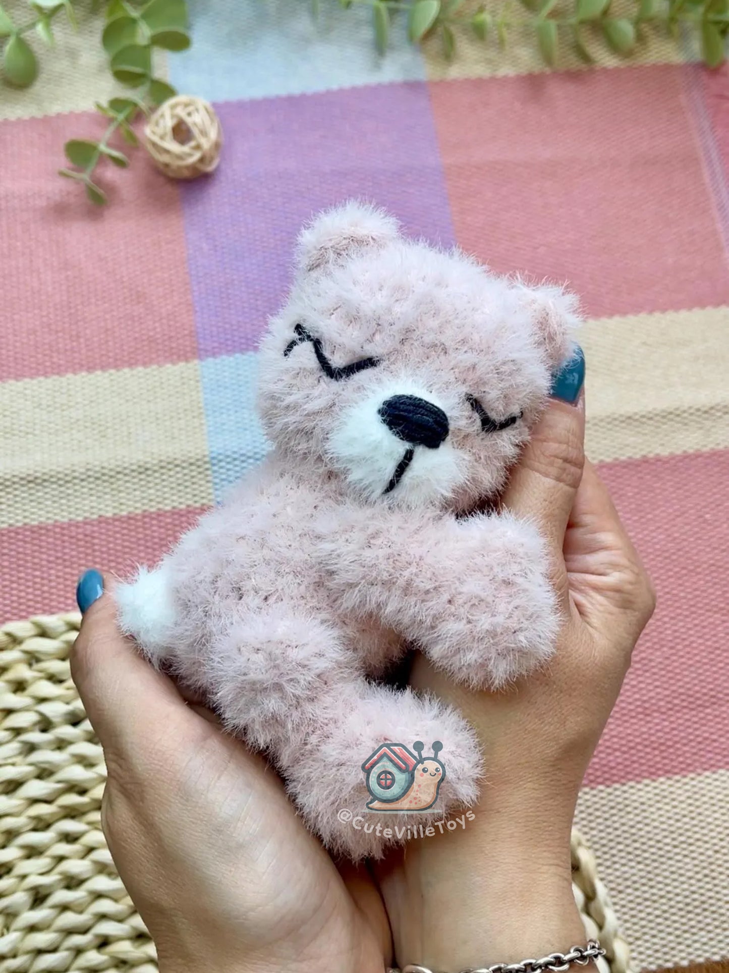 Sleepy Bear Crochet Pattern