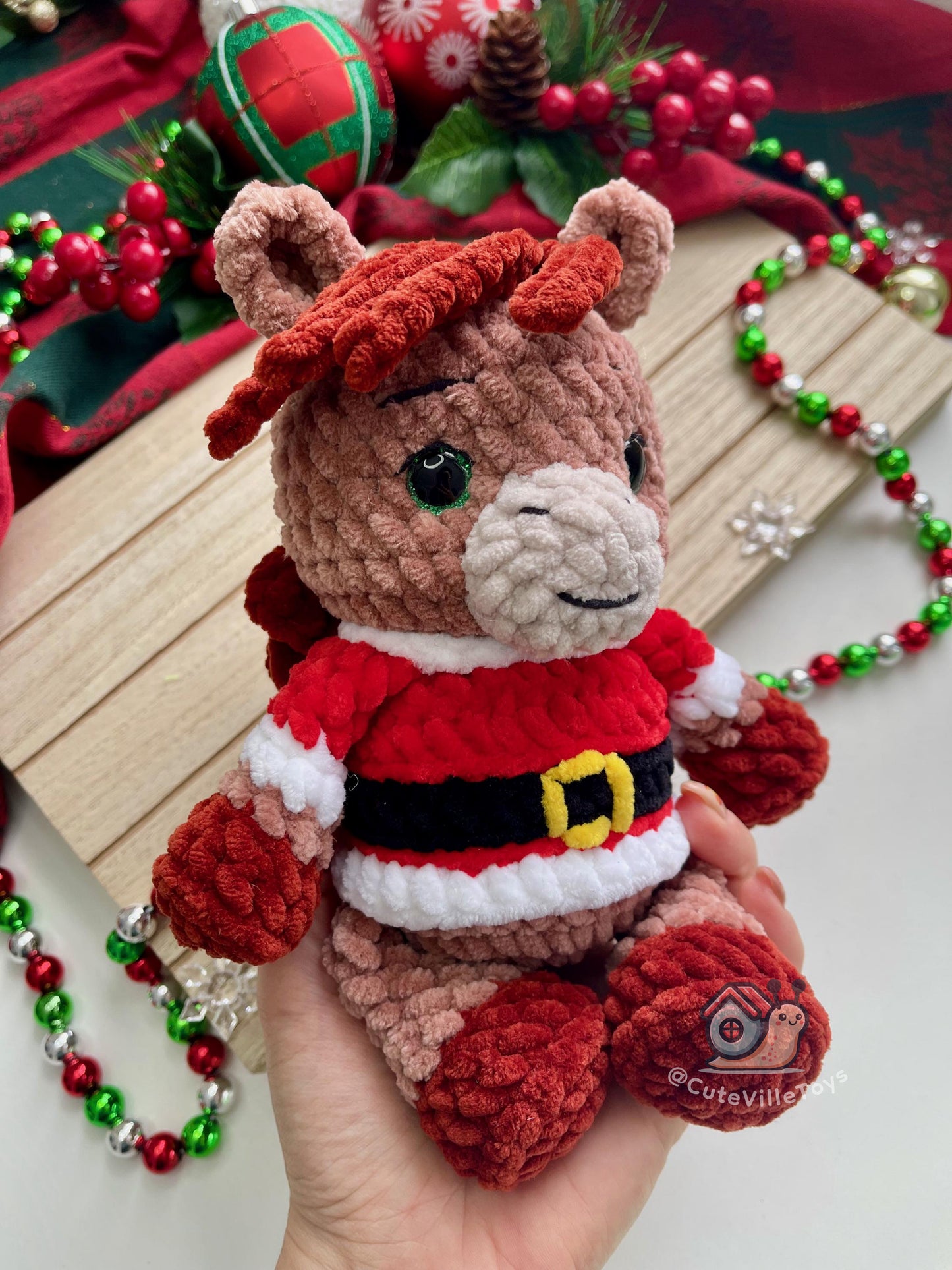 Christmas Horse Crochet Pattern