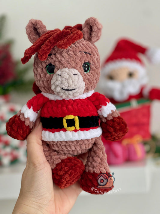Christmas Horse Crochet Pattern