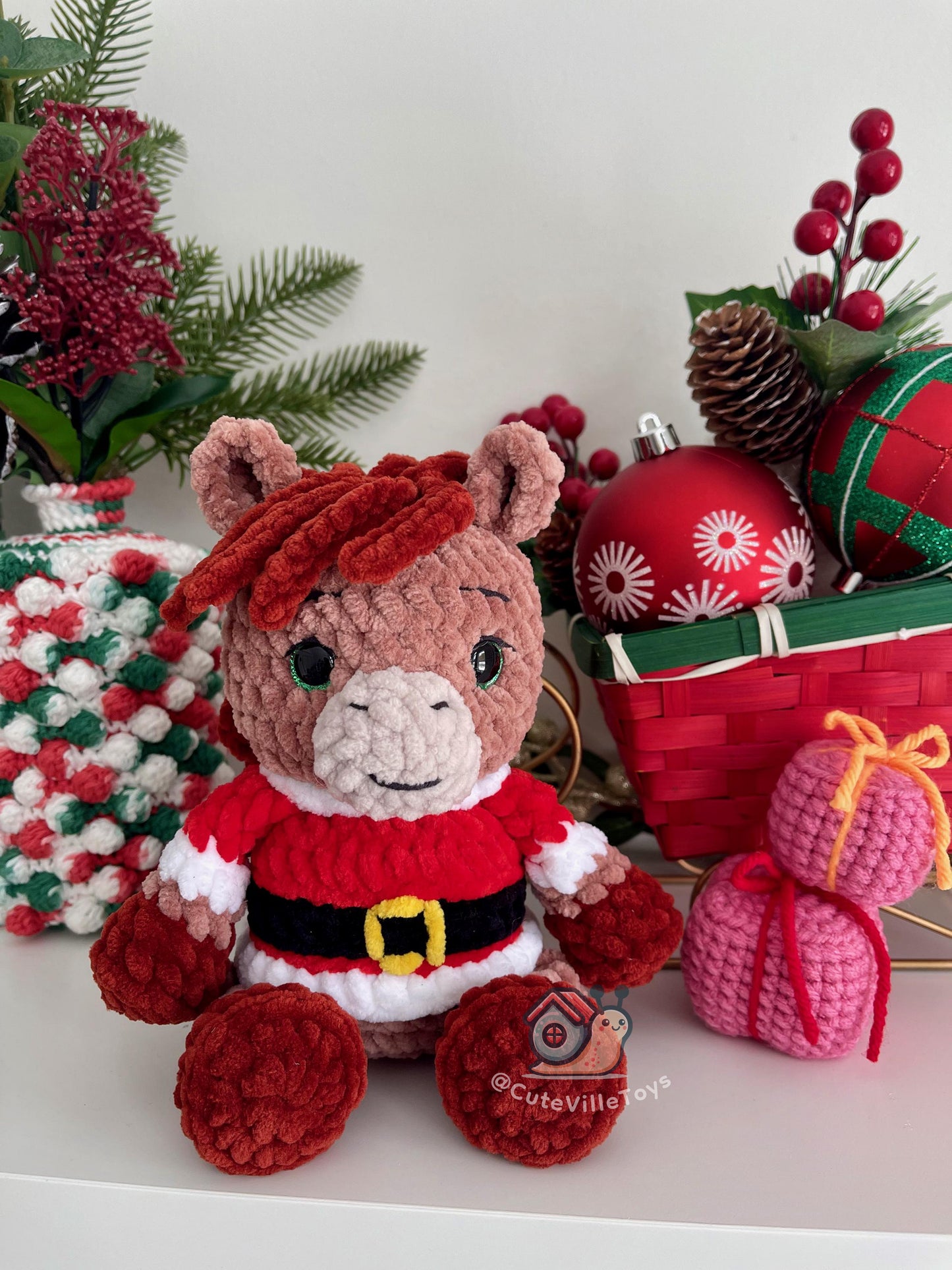 Christmas Horse Crochet Pattern