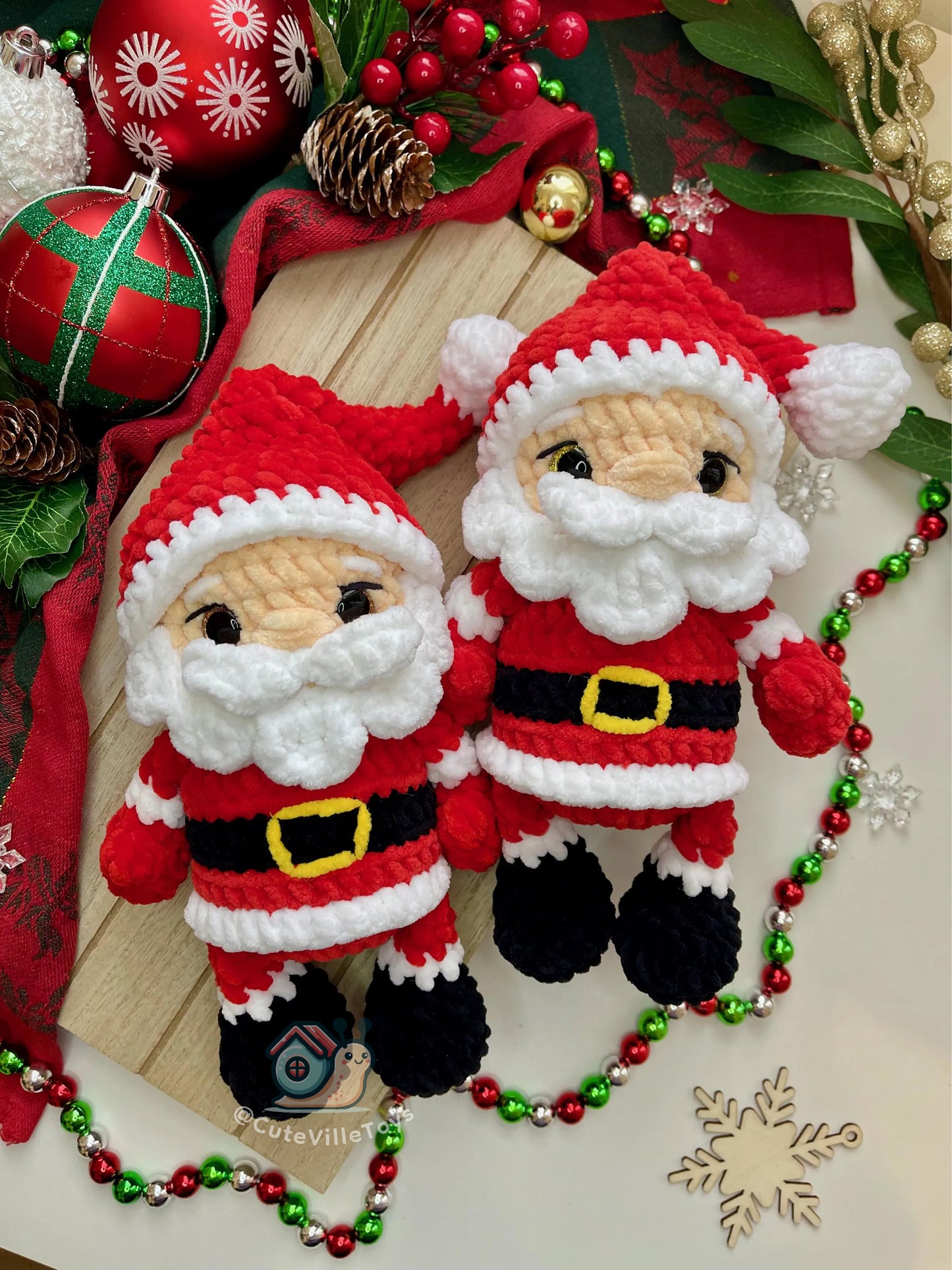 Santa & Grinch Crochet Pattern Set