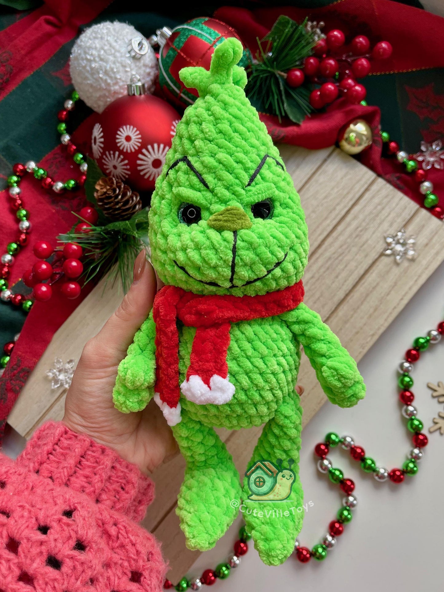 Santa & Grinch Crochet Pattern Set