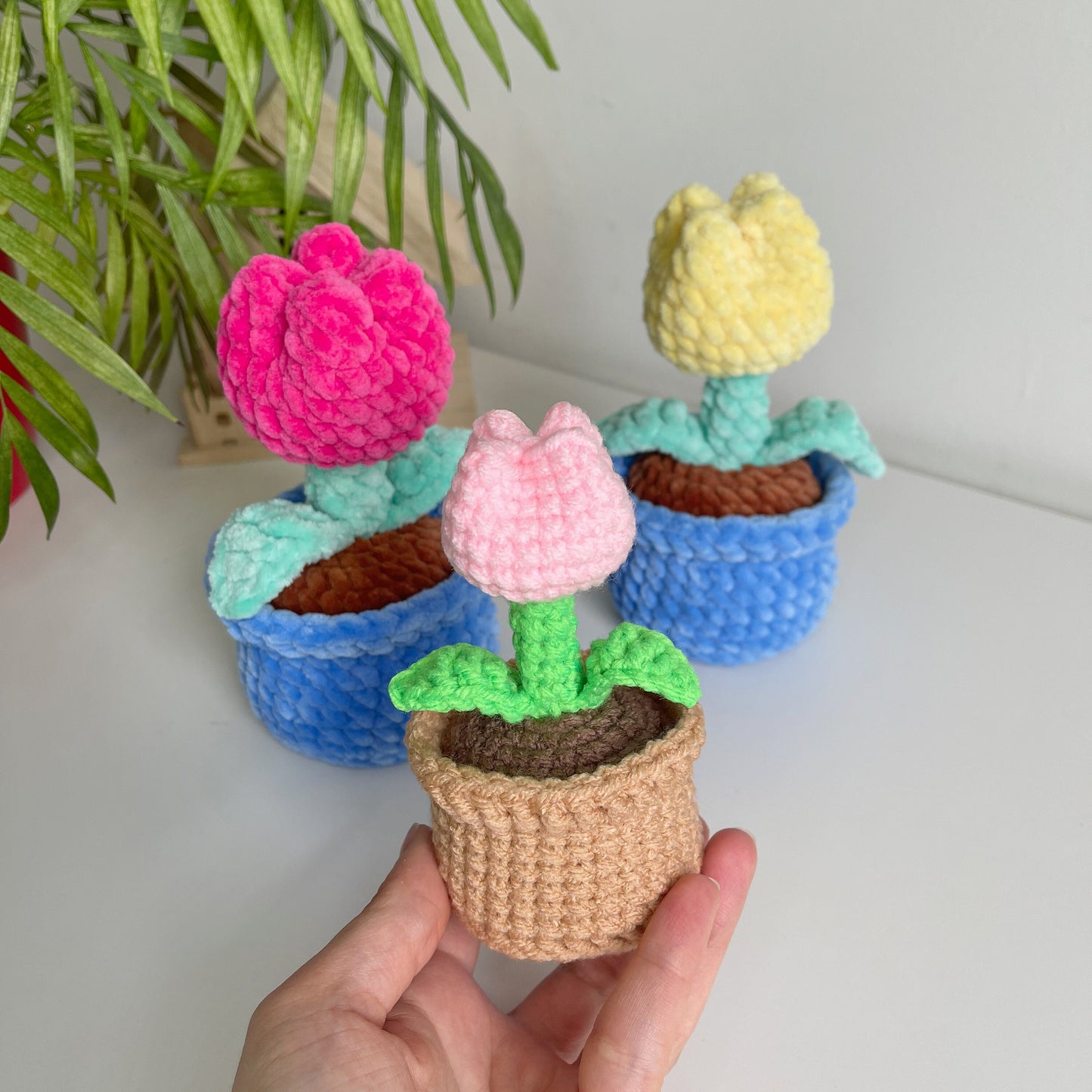 Tulip in a Pot Crochet Pattern