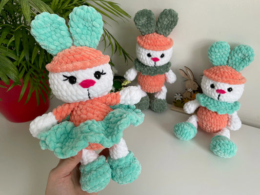 Carrot Bunny 2-in-1 Crochet Pattern