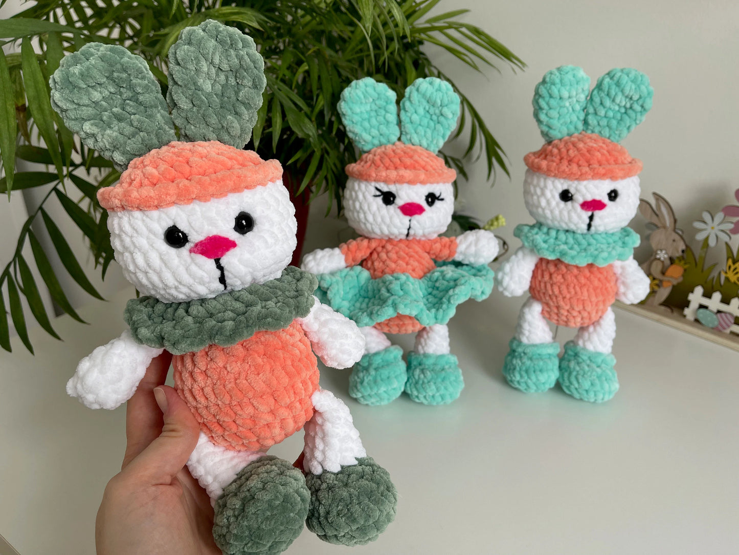 Carrot Bunny 2-in-1 Crochet Pattern