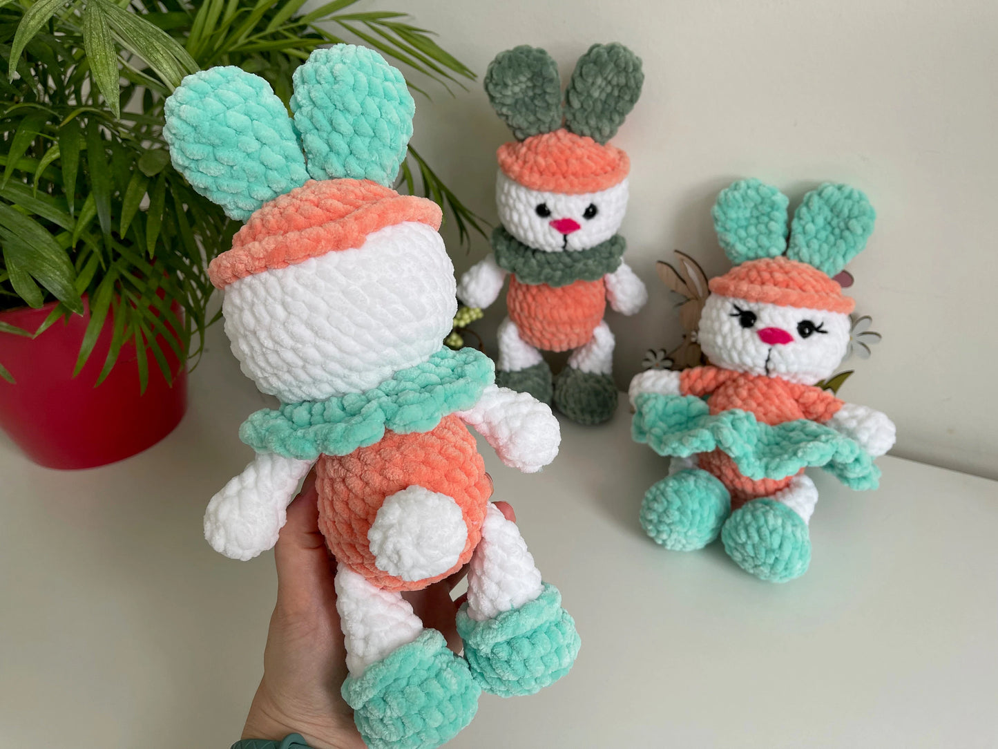 Carrot Bunny 2-in-1 Crochet Pattern