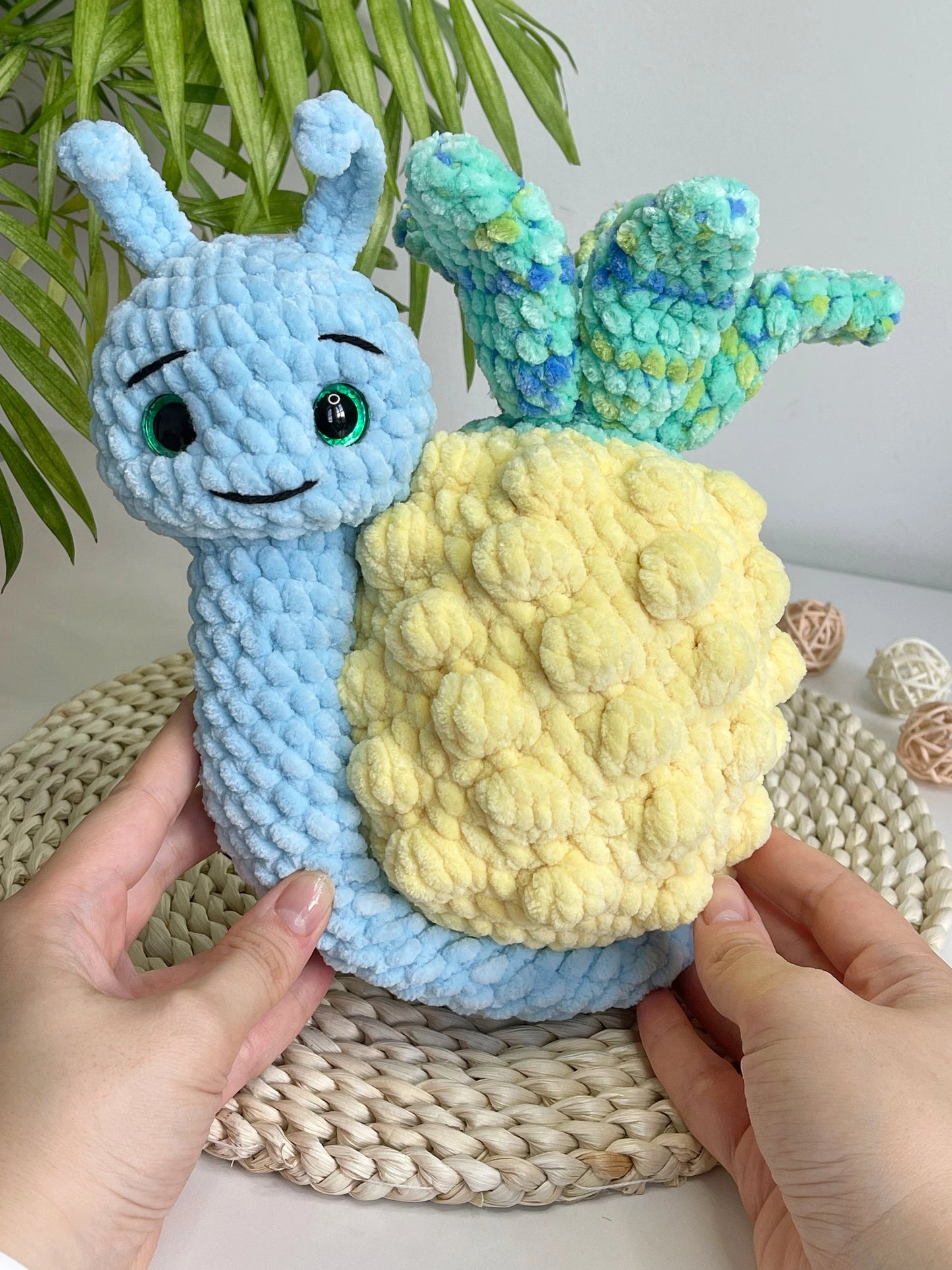 Pineapple Snail Crochet Pattern