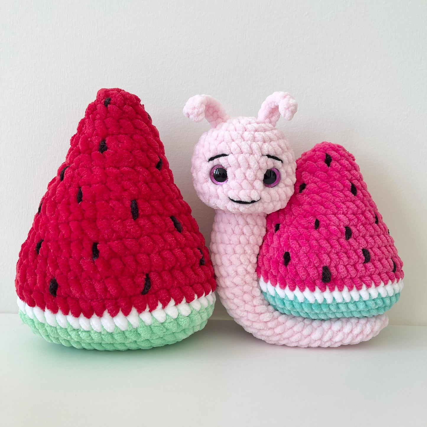 Watermelon Snail Crochet Pattern