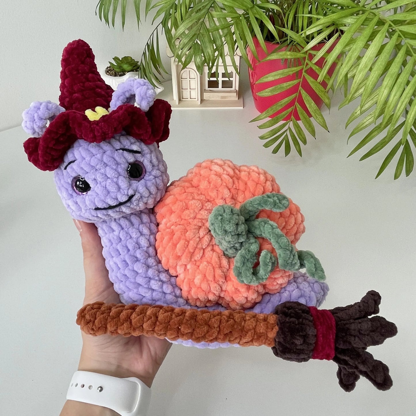 Pumpkin Snail Crochet Pattern