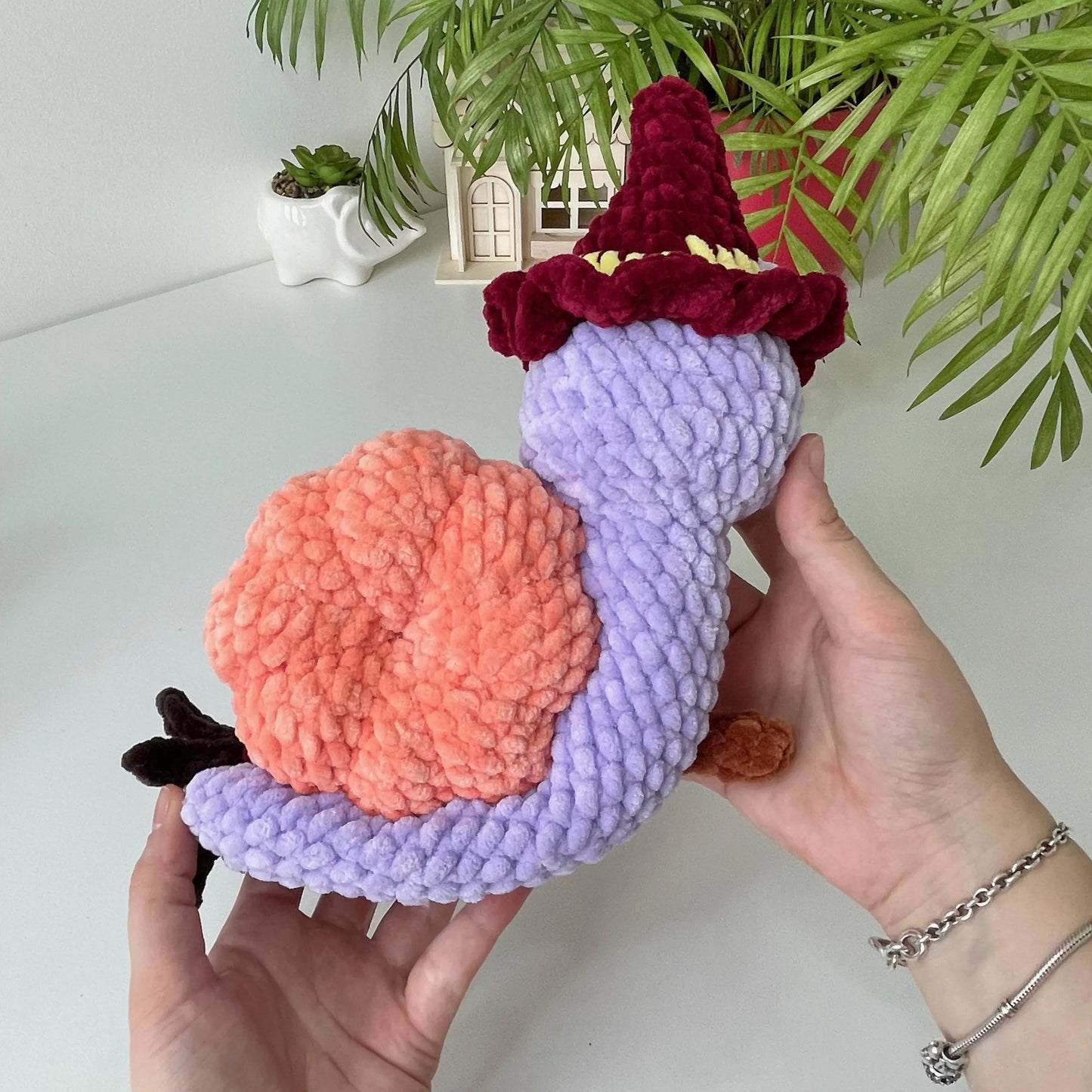 Pumpkin Snail Crochet Pattern