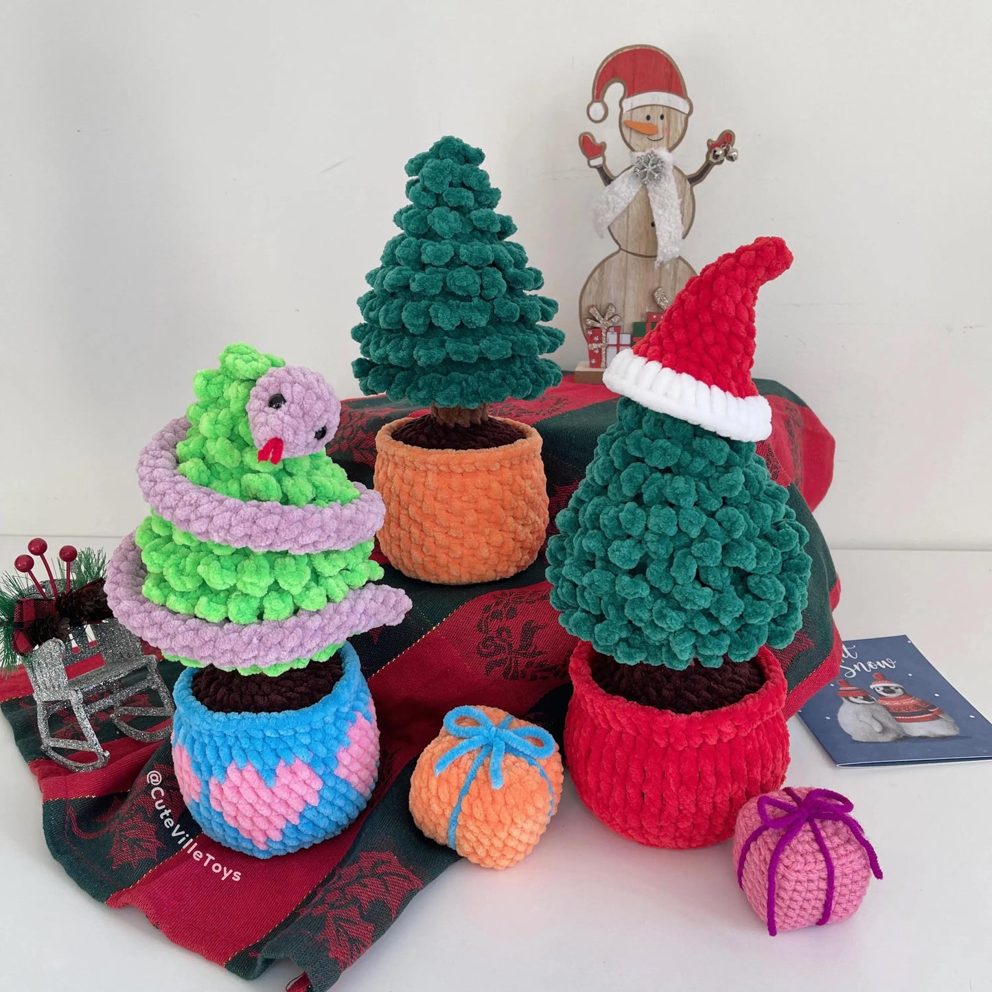 Christmas Tree No Sew Crochet Pattern