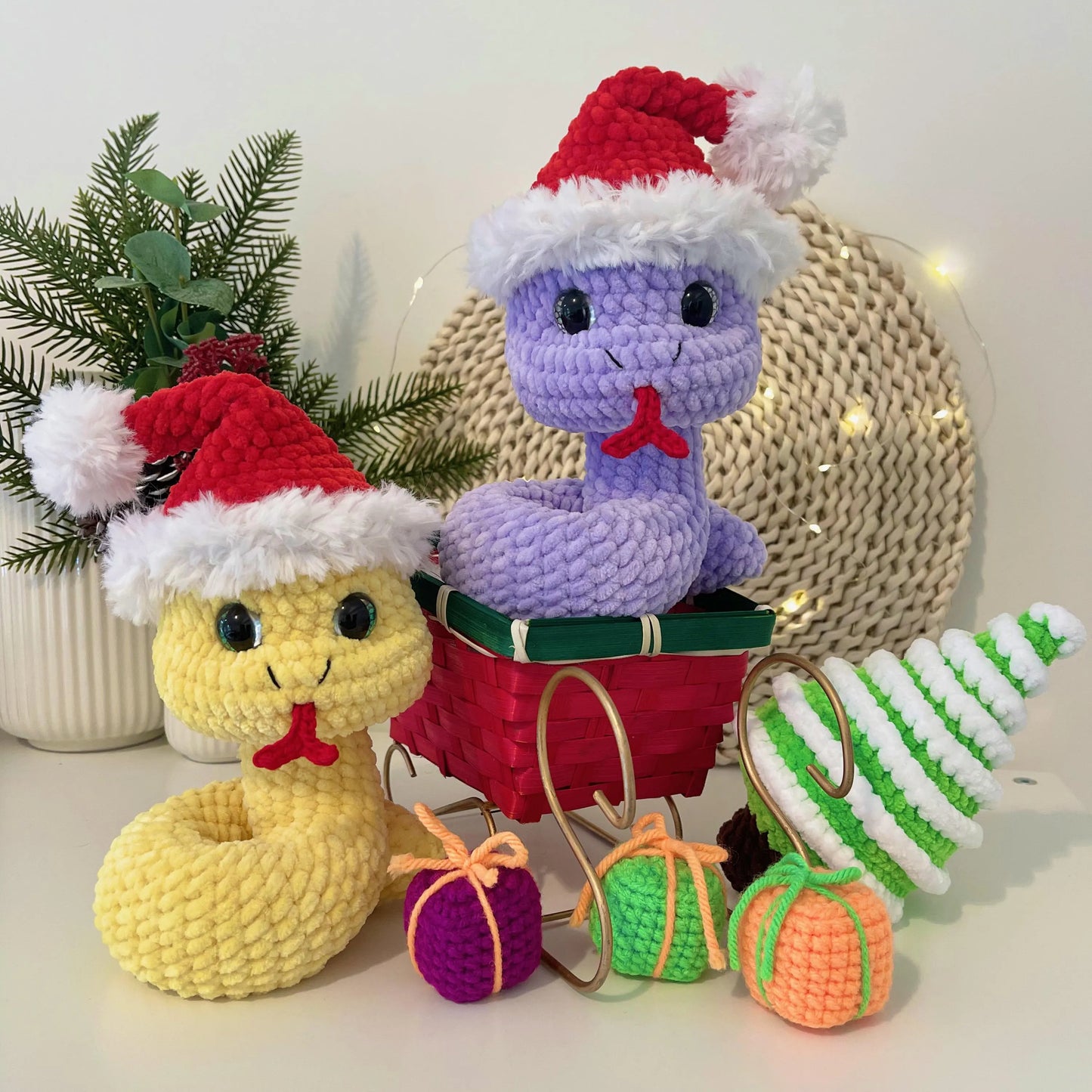 Christmas Snake Crochet Pattern