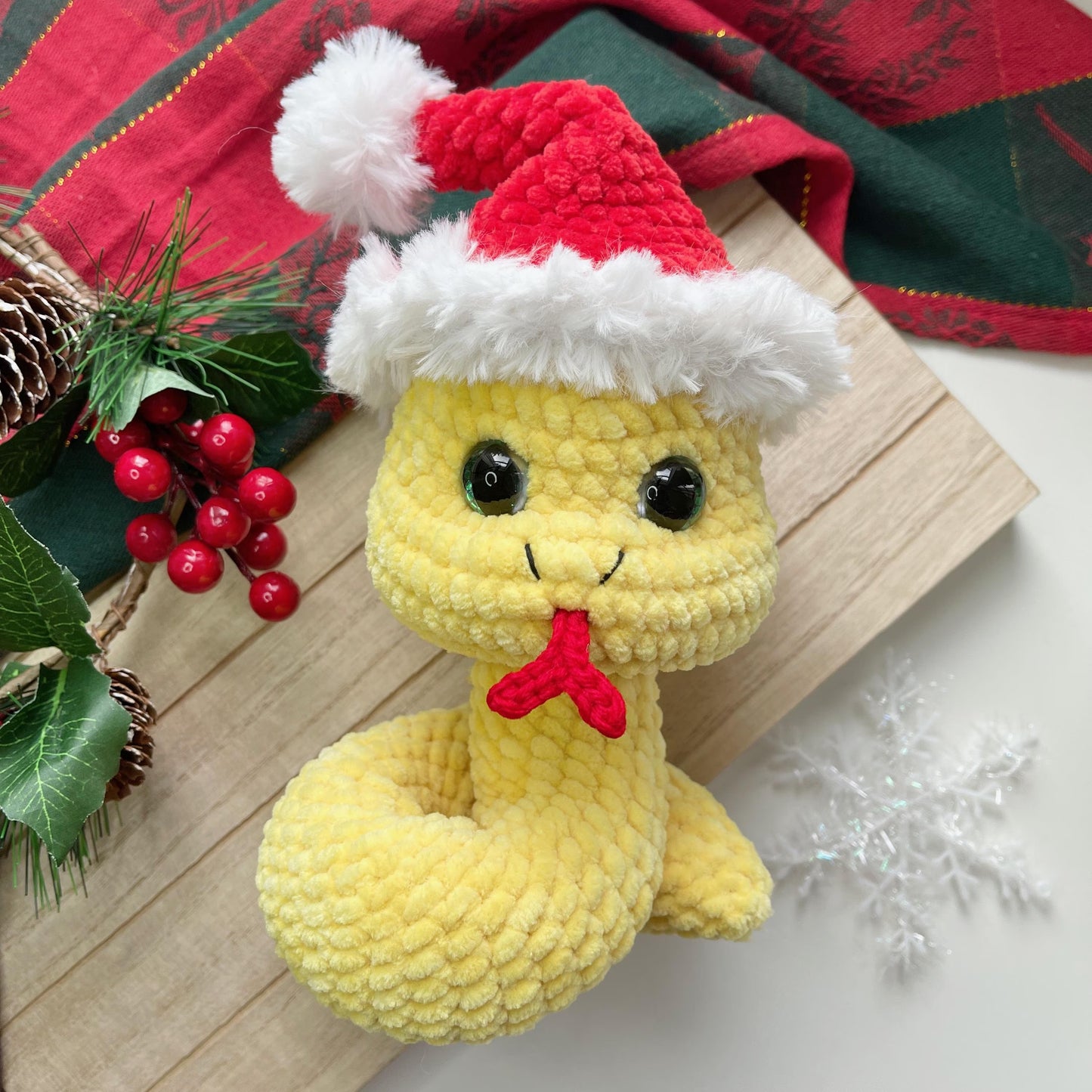 Christmas Snake Crochet Pattern