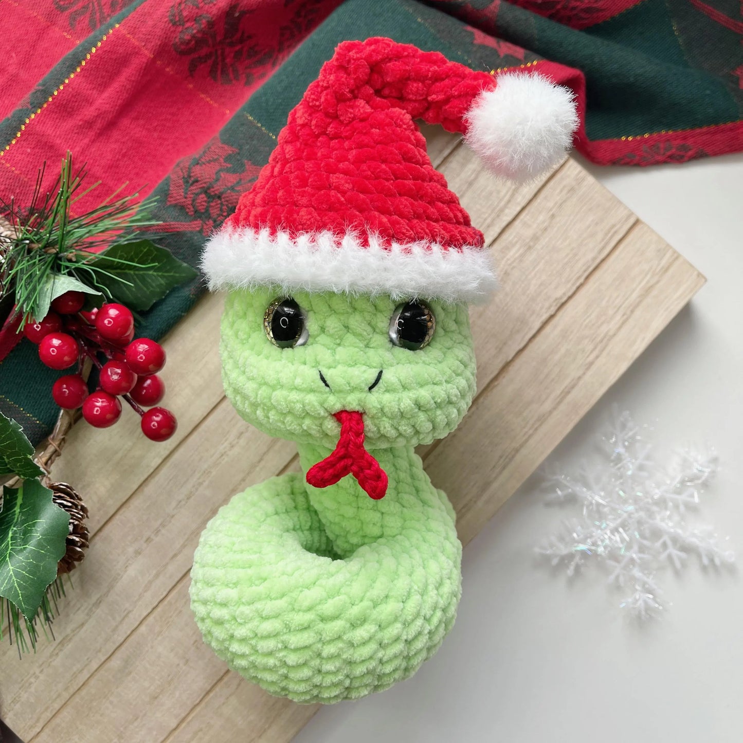 Christmas Snake Crochet Pattern