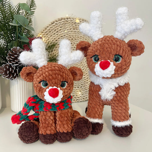 Reindeers 2-in-1 Crochet Pattern