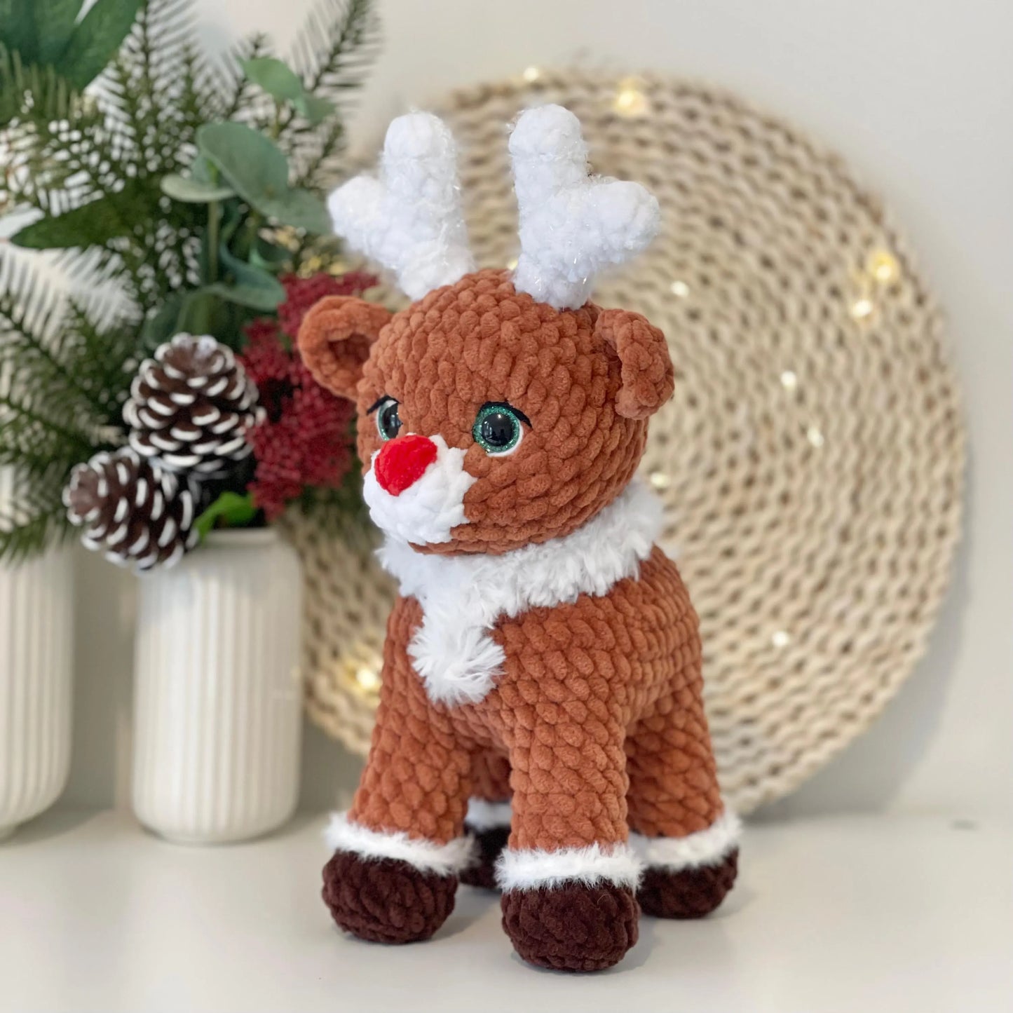 Standing Reindeer Crochet PDF Pattern