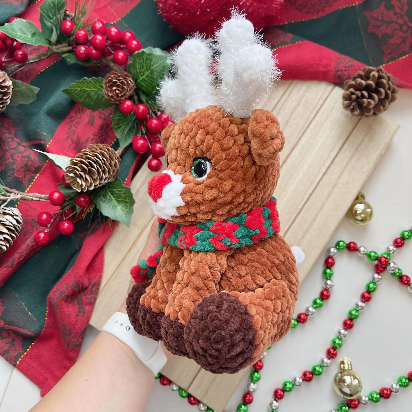 Sitting Reindeer Crochet Pattern