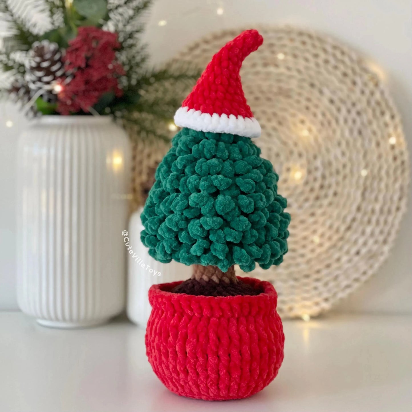 Christmas Tree No Sew Crochet Pattern