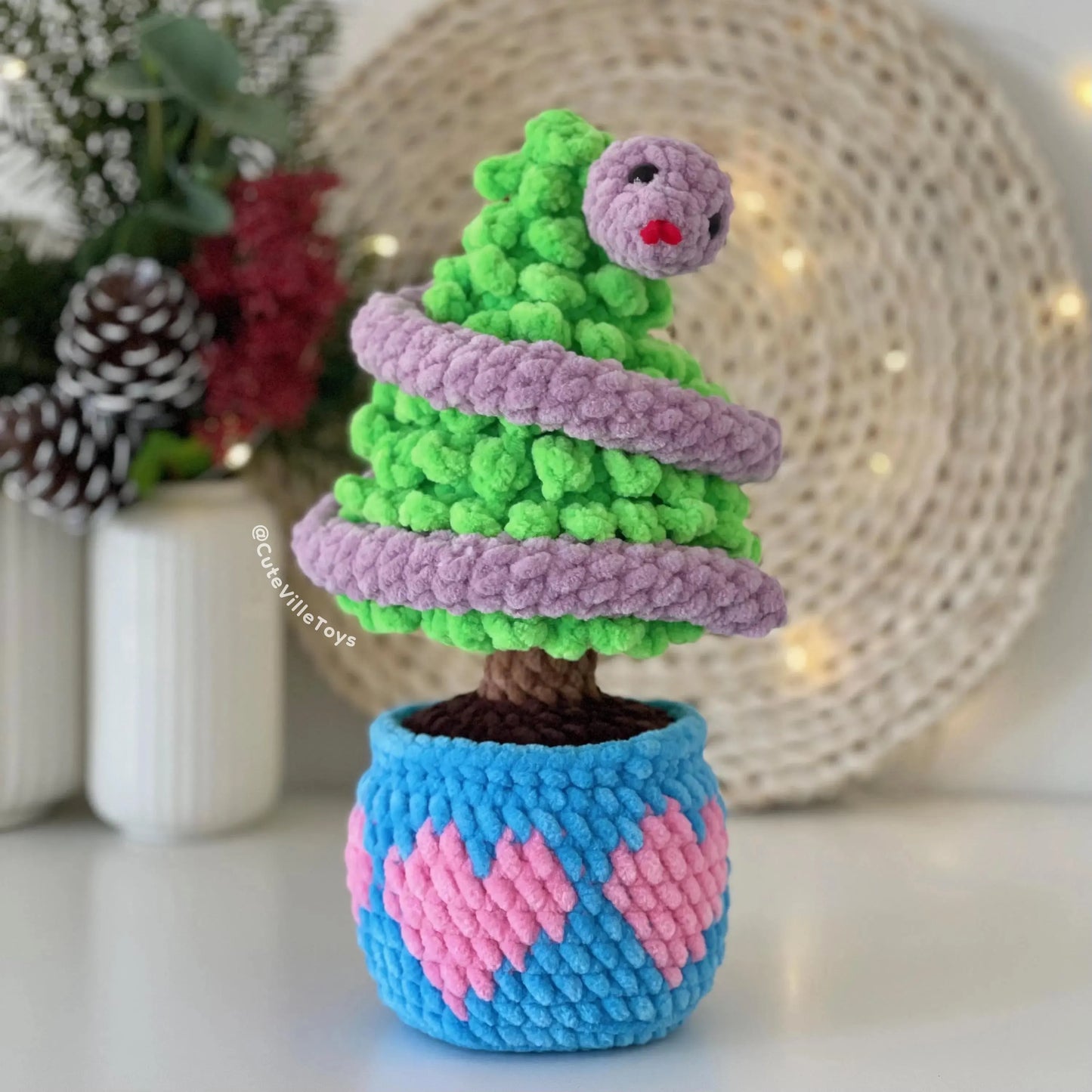 Christmas Tree No Sew Crochet Pattern