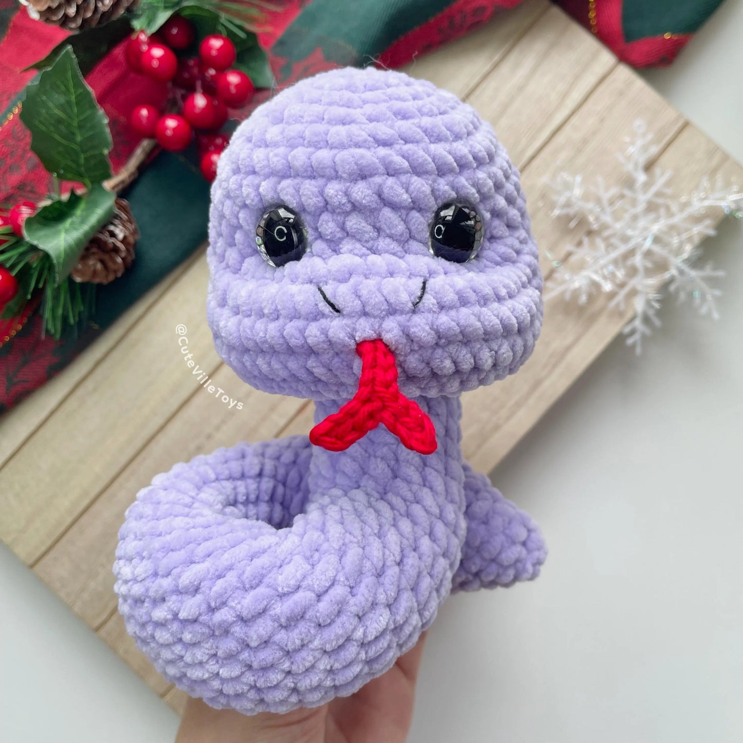 Christmas Snake Crochet Pattern