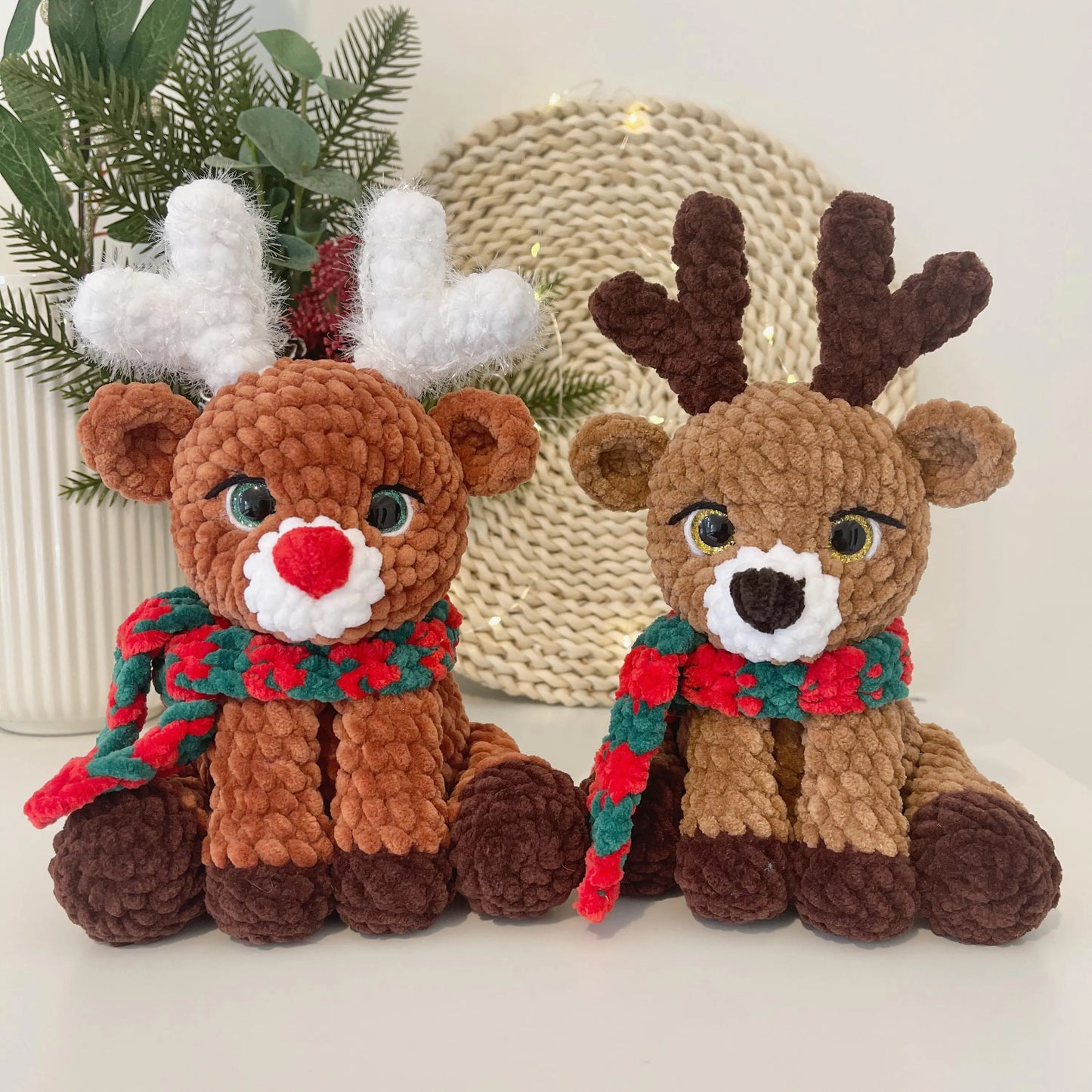 Sitting Reindeer Crochet Pattern